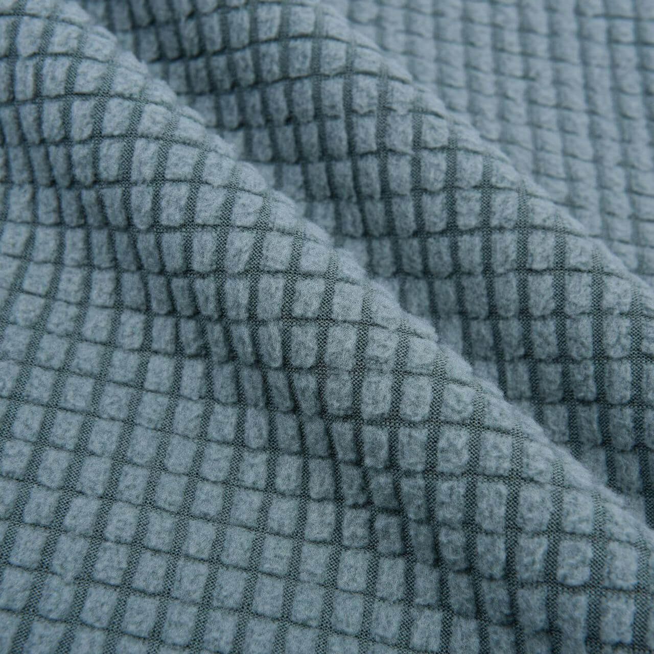Plaid Jacquard Sofa Spandex Polar Fleece Fabric for Sofa Cover Wholesa 26